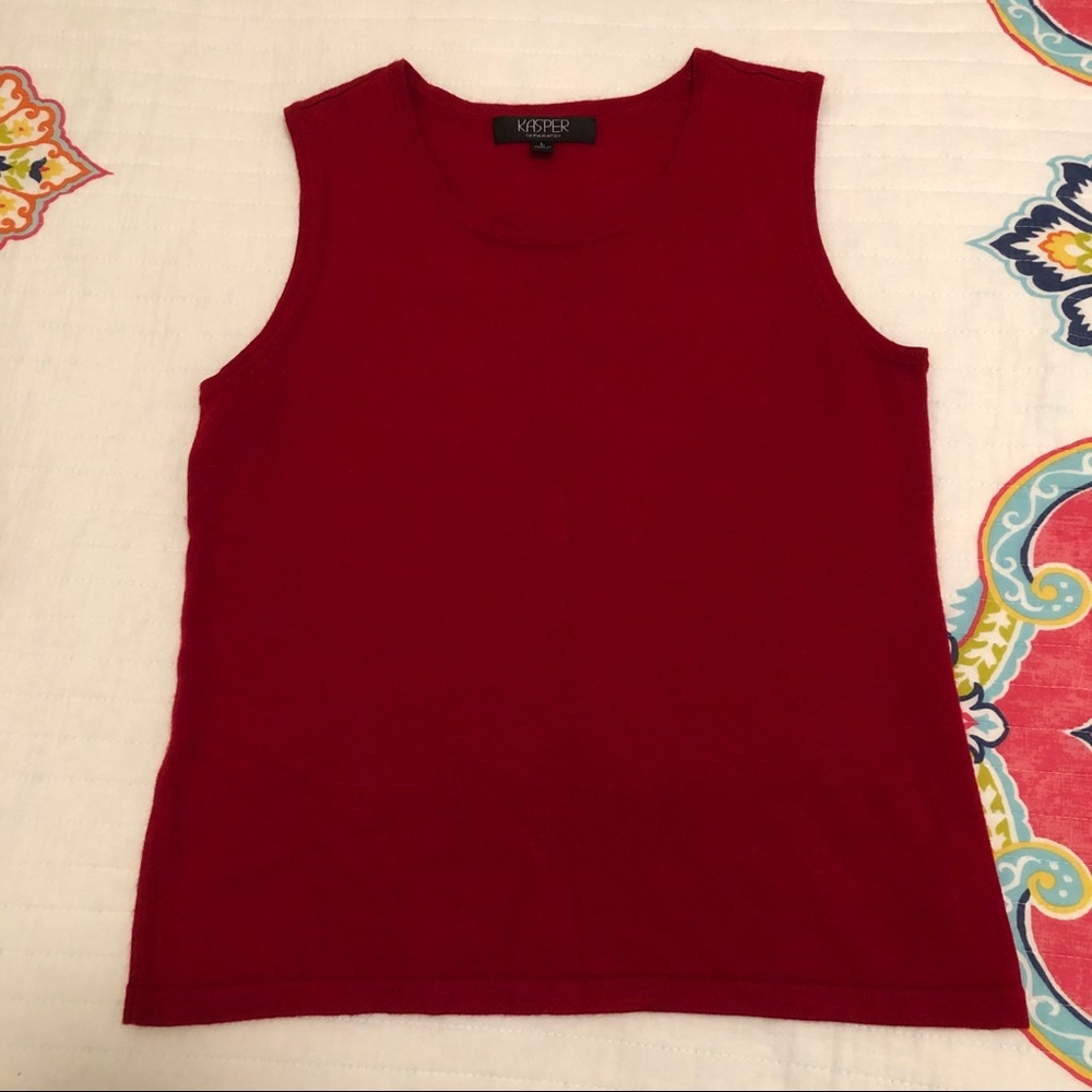 Kasper Separates Knit Tank Top